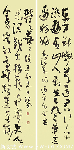 侯建和作品《清平月 会昌》规格：137cmx35cmx2